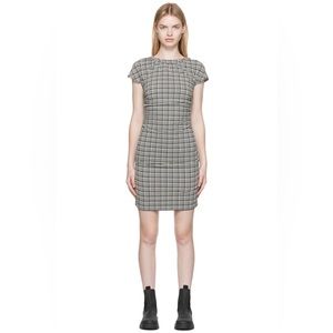 GANNI Black Checkered Dress, sz 38